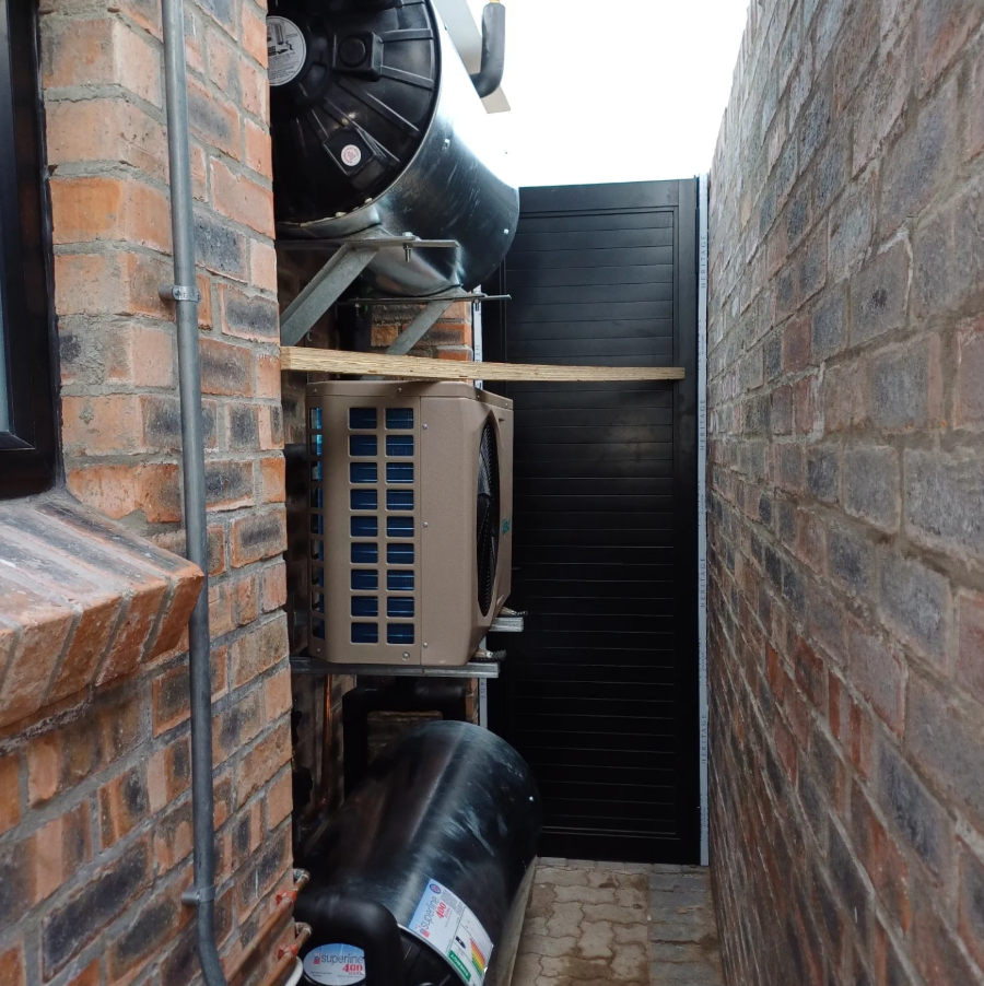 Heat Pump and geyser installation